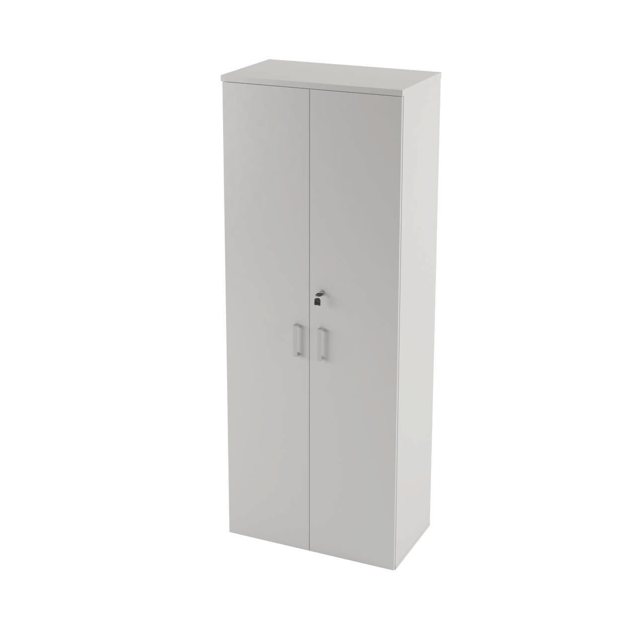 Armário Extra Alto 02 Portas com 04 Prateleiras Tampo 25mm OFFICE SHOP - 80x45x210cm