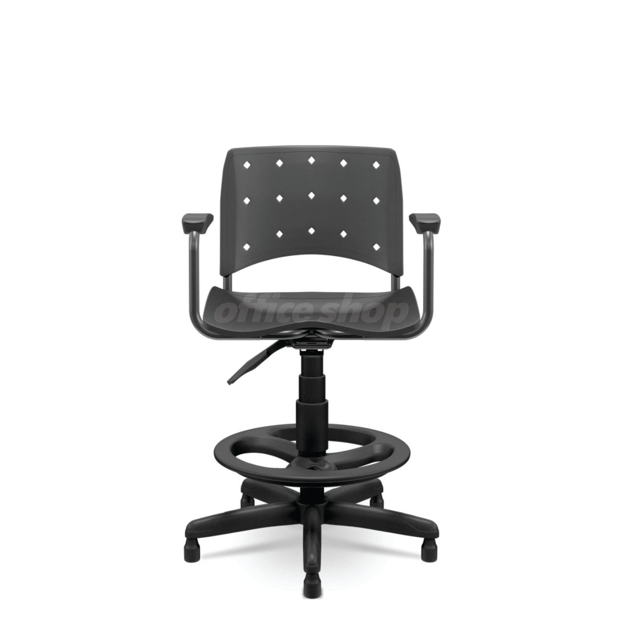 Cadeira Ergoplax Caixa OFFICE SHOP - Preta