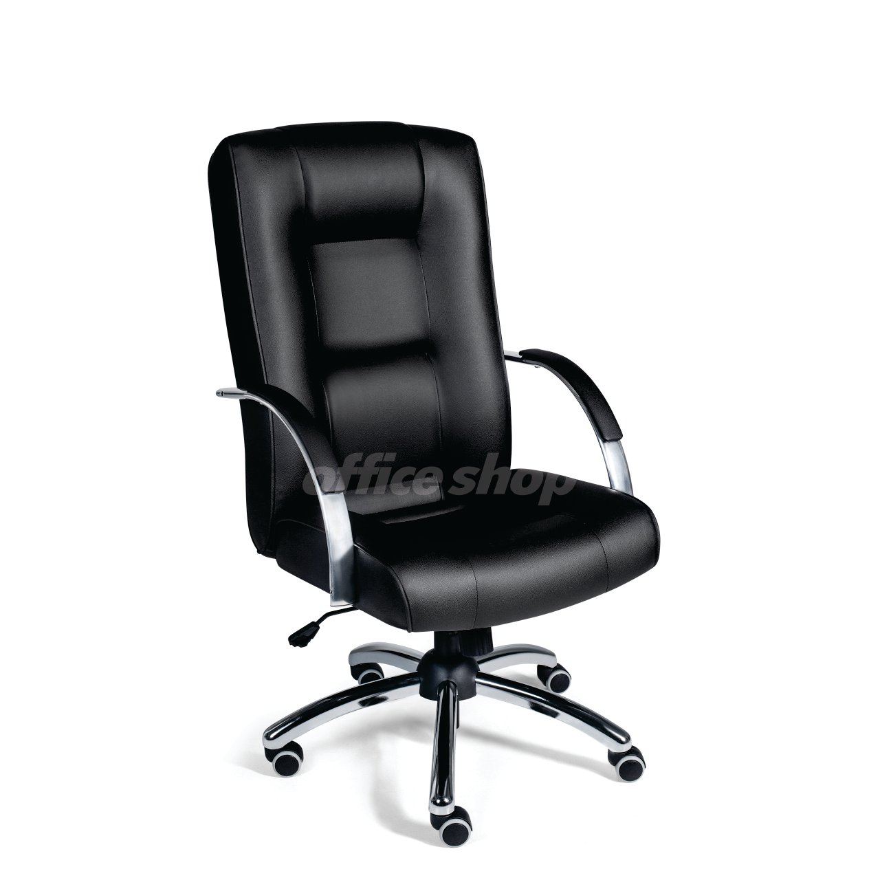 Cadeira Nobre Presidente Giratória OFFICE SHOP - Preta