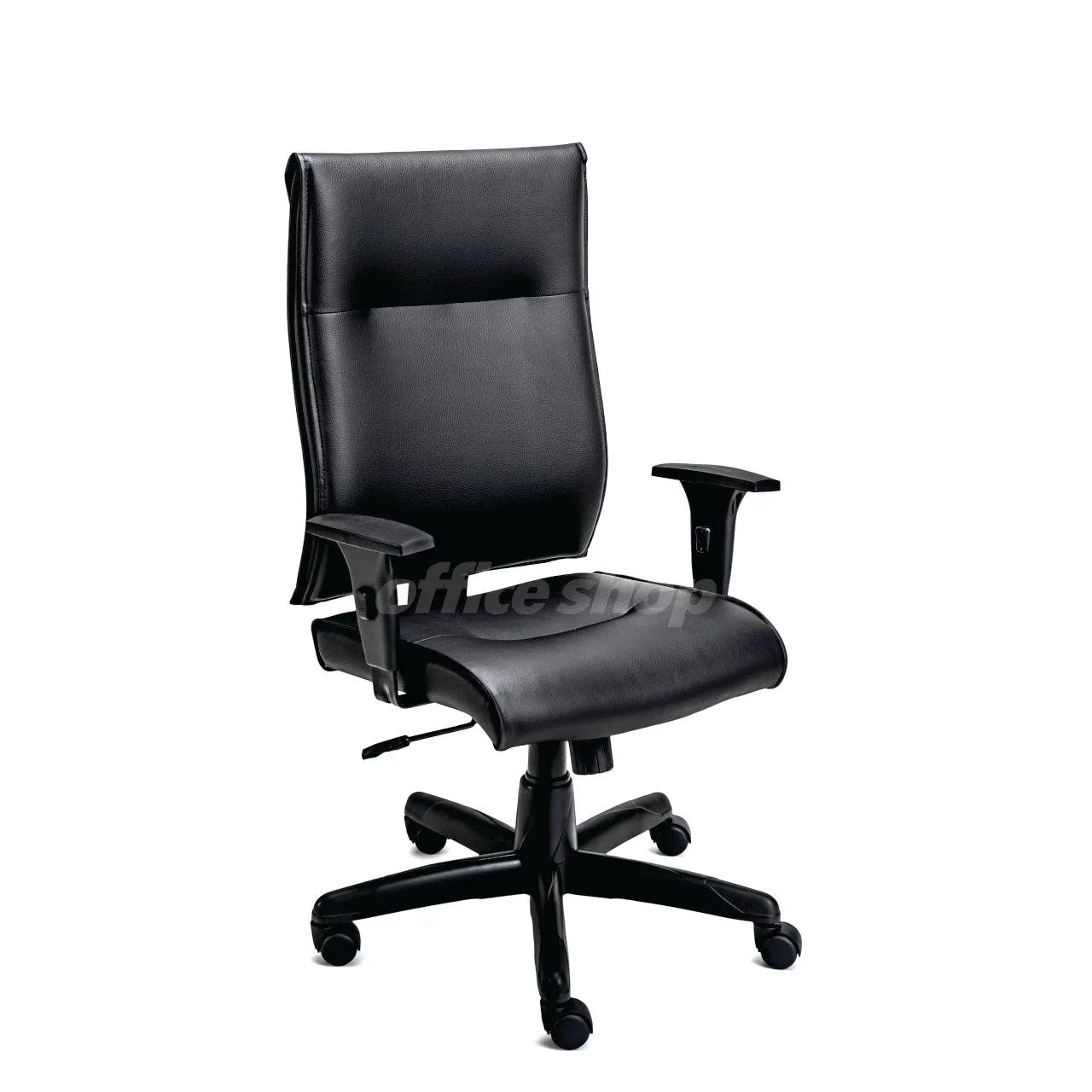 Cadeira Star Presidente Giratória Relax Metal c/ Capa OFFICE SHOP - Corino Preto