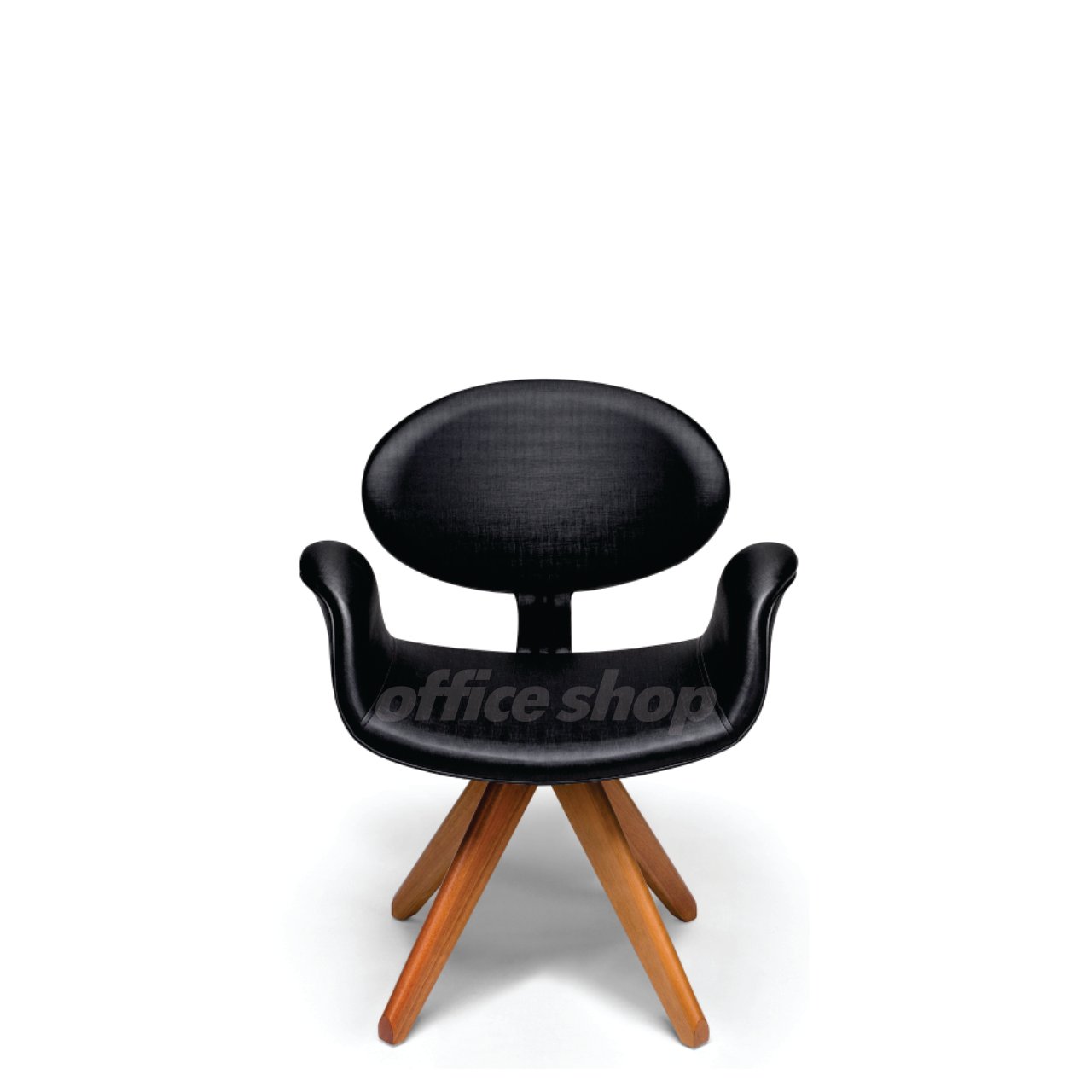 Cadeira Tulipa em Madeira OFFICE SHOP - Facto Preto