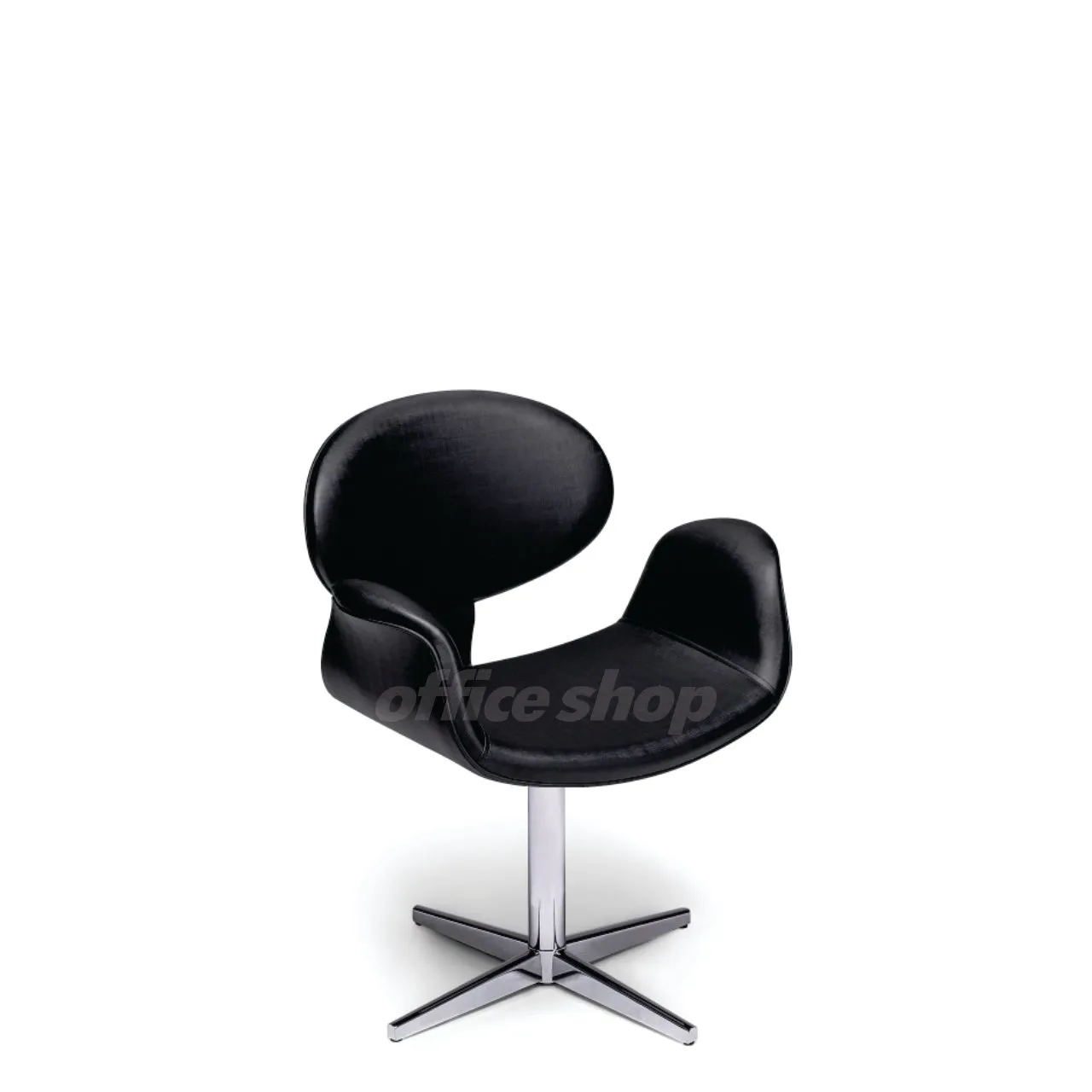 Cadeira Tulipa Fixa OFFICE SHOP - Facto Preto