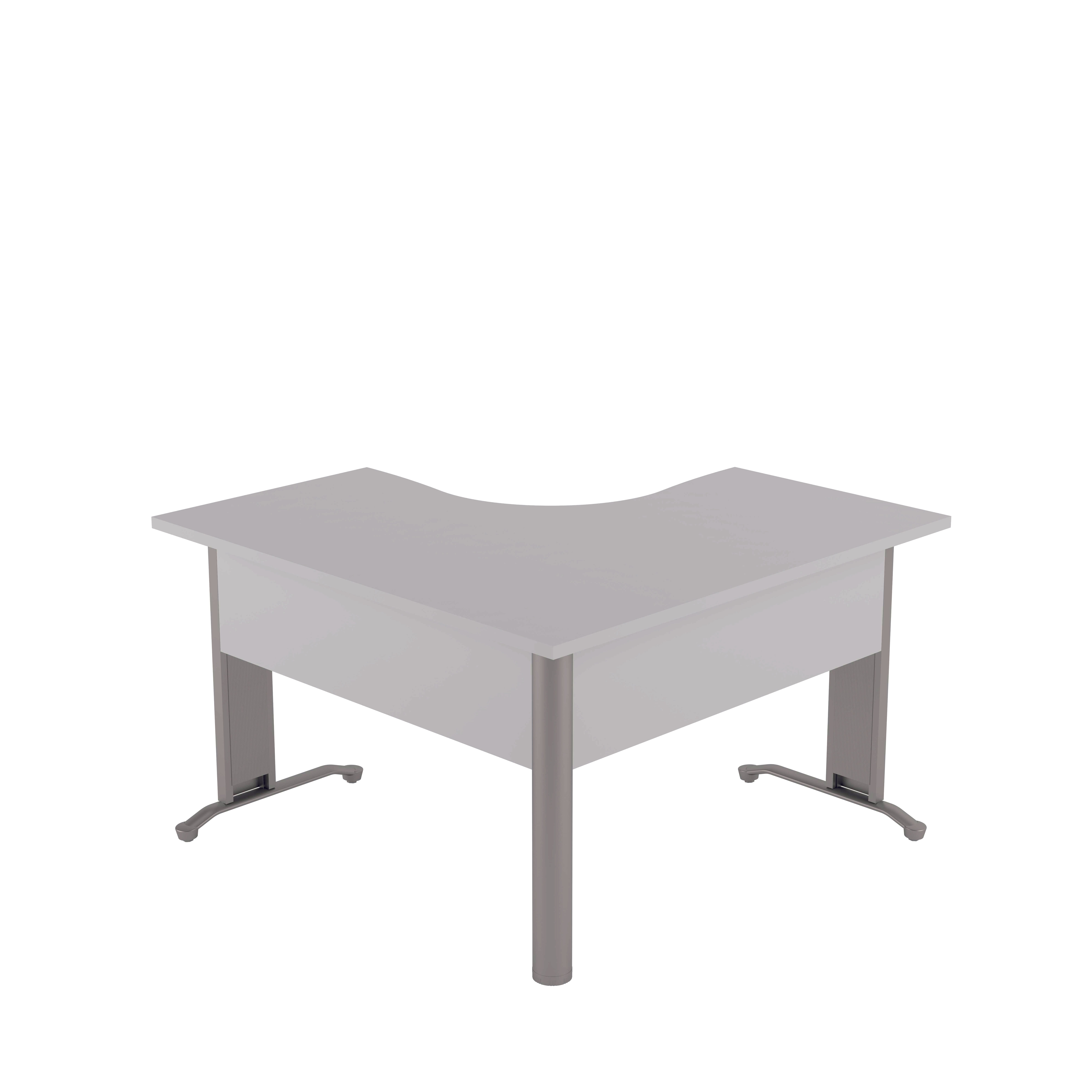 Mesa em L Pé Metal OFFICE SHOP - 140/140x60x74cm