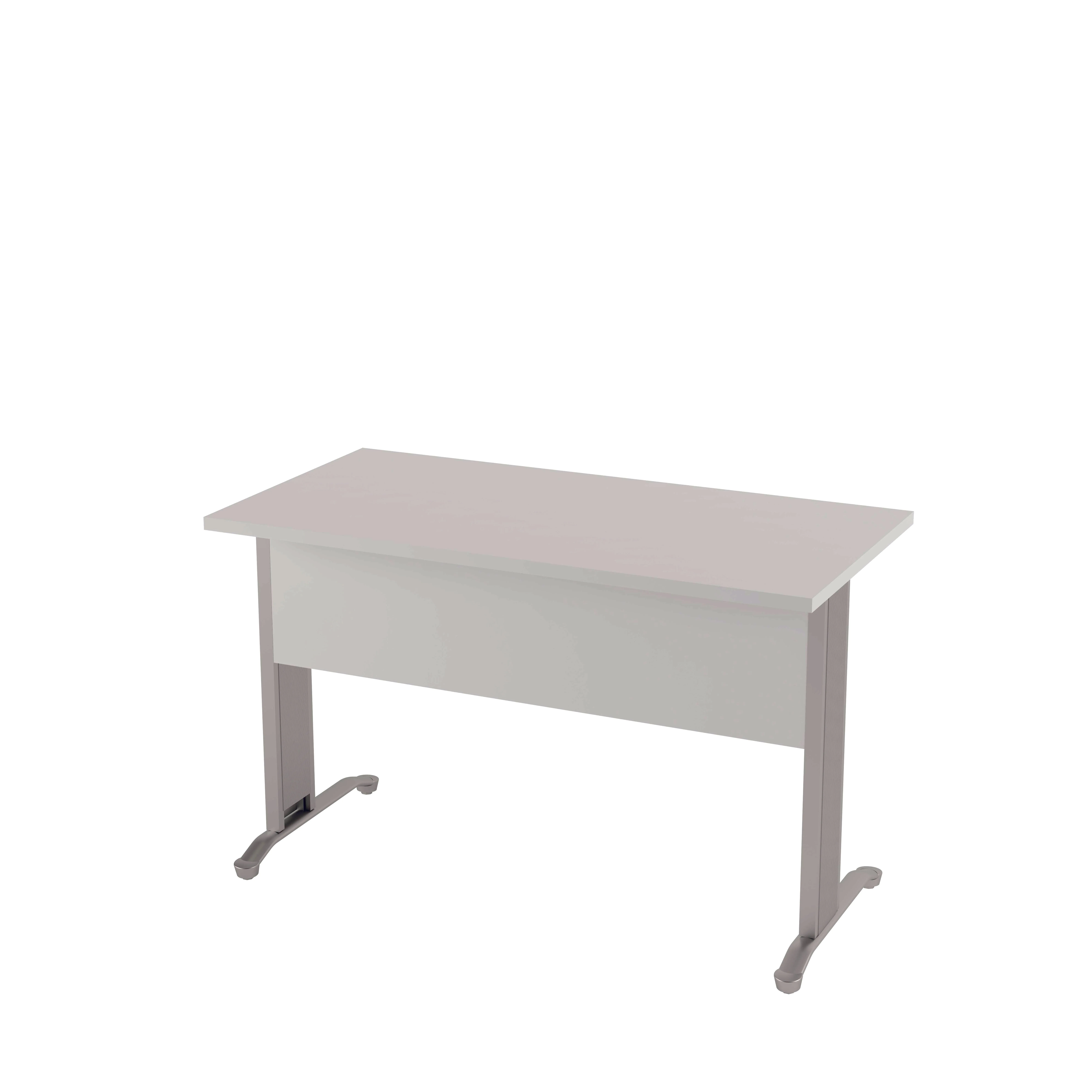 Mesa Reta Pé Metal OFFICE SHOP - 120x60x74cm